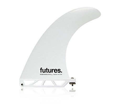 サーフィン フィン マリンスポーツ Future Fins Performance Longboard Surfboard Fin 8 White Therm