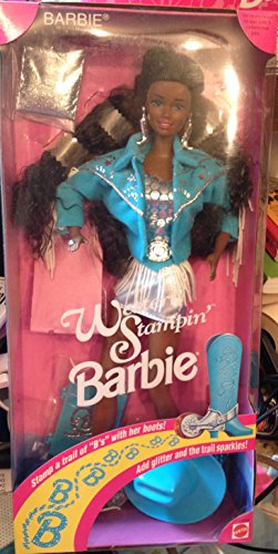 バービー バービー人形 Barbie Western Stampin 1993 (African American)