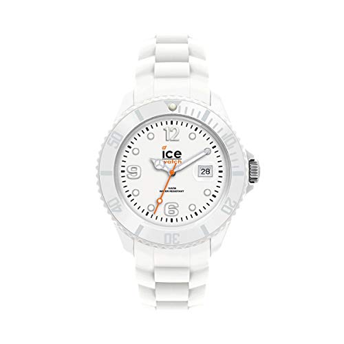 腕時計 アイスウォッチ レディース Ice-Watch Unisex SI.WE.U.S.09 Sili Collection White Plastic an