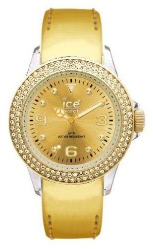 腕時計 アイスウォッチ レディース Ice-Watch Stone Gold Gold Dial Unisex watch #ST.GG.U.L.10