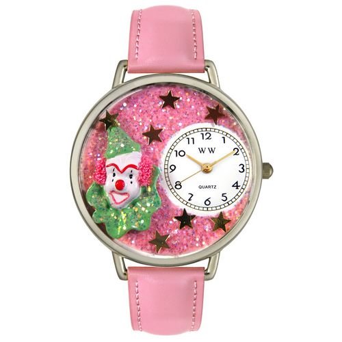 腕時計 気まぐれなかわいい プレゼント Whimsical Gifts Pink Glitter Clown 3D Watch Collection 
