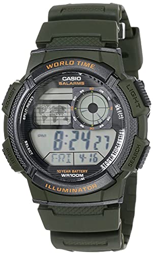 腕時計 カシオ メンズ Casio Japanese Man Ae-1000W-3A 40mm Quartz Movement Watch, Strip