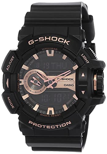 腕時計 カシオ メンズ Casio Men's G-Shock GA400GB-1A4 Black Plastic Quartz Sport Watch