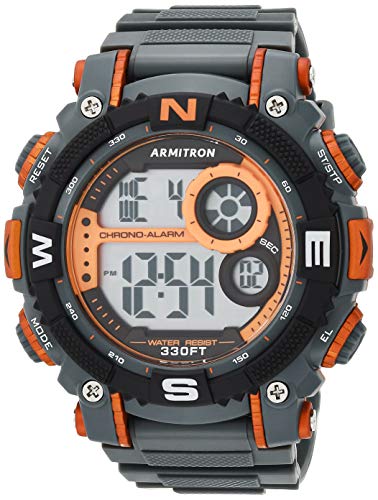 腕時計 アーミトロン メンズ Armitron Sport Men's Digital Chronograph Resin Strap Watch, 40/8284