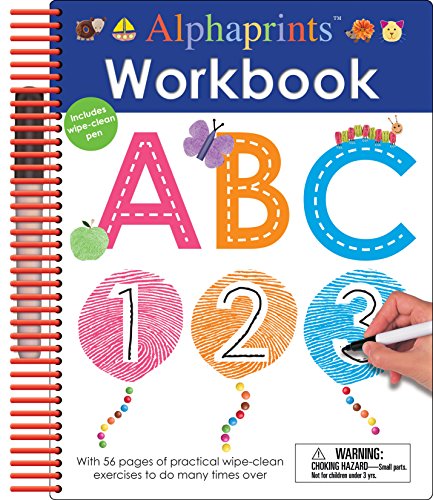 海外製絵本 知育 英語 Alphaprints: Wipe Clean Workbook ABC (Wipe Clean Activity Books)