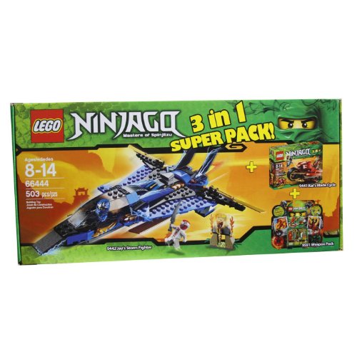 レゴ ニンジャゴー Lego Ninjago 66444 Masters of Spinjitzu 3 in 1 Super Pack contains 9442, 9441 and 95
