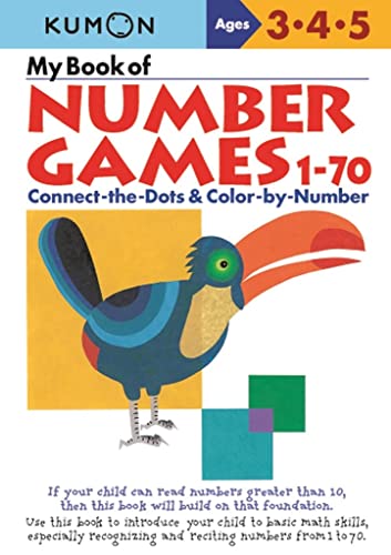 海外製絵本 知育 英語 My Book Of Number Games 1-70 (Kumon Workbooks)
