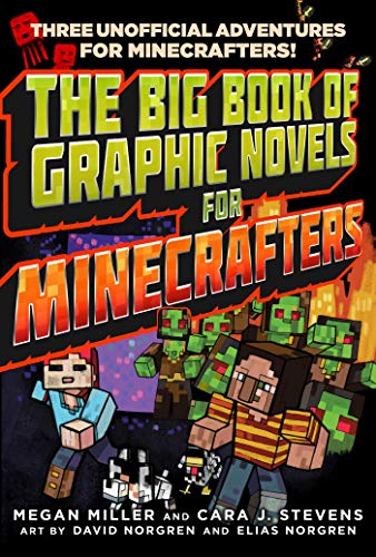 海外製絵本 知育 英語 The Big Book of Graphic Novels for Minecrafters: Three Unofficial Adventures