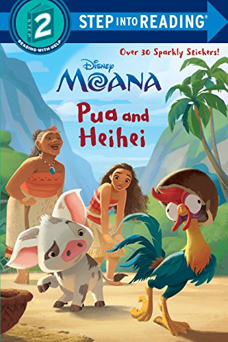 海外製絵本 知育 英語 Pua and Heihei (Disney Moana) (Step into Reading)