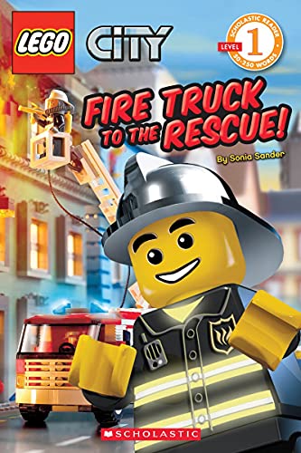 海外製絵本 知育 英語 Fire Truck to the Rescue! (LEGO City, Scholastic Reader: Level 1)