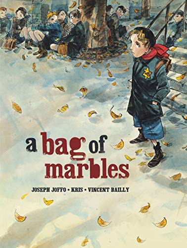 海外製絵本 知育 英語 A Bag of Marbles: The Graphic Novel