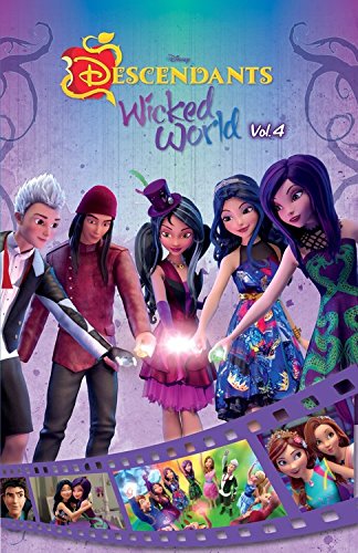 海外製絵本 知育 英語 Disney Descendants: Wicked World Cinestory Comic Vol. 4