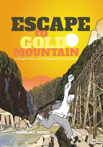 海外製絵本 知育 英語 Escape to Gold Mountain: A Graphic History of the Chinese in North America