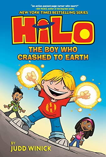 海外製絵本 知育 英語 Hilo Book 1: The Boy Who Crashed to Earth: (A Graphic Novel)