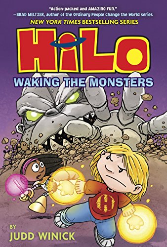 海外製絵本 知育 英語 Hilo Book 4: Waking the Monsters: (A Graphic Novel)