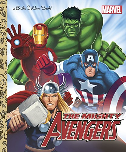 海外製絵本 知育 英語 The Mighty Avengers (Marvel: The Avengers) (Little Golden Book)