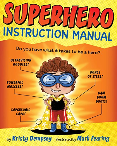 海外製絵本 知育 英語 Superhero Instruction Manual