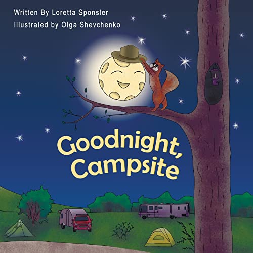 海外製絵本 知育 英語 Goodnight, Campsite: (A children's Book on Camping Featuring RVs, Travel Trailer
