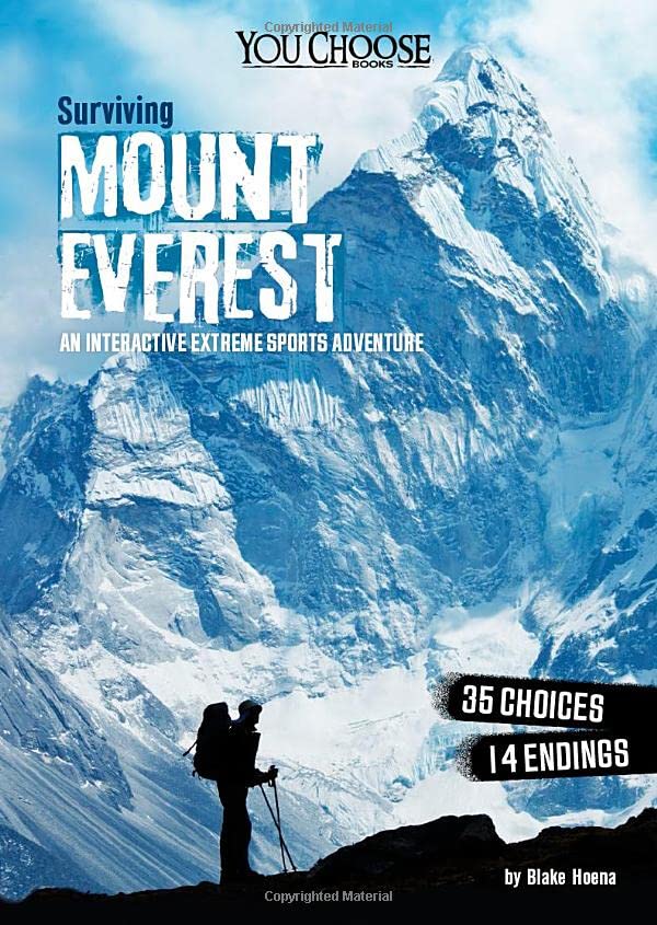 海外製絵本 知育 英語 Surviving Mount Everest: An Interactive Extreme Sports Adventure (You Choose: Su