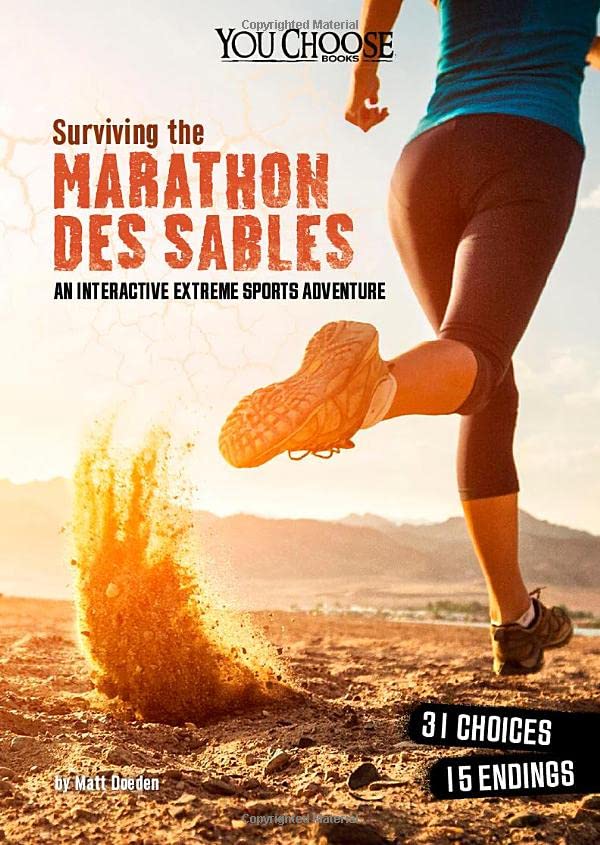 海外製絵本 知育 英語 Surviving the Marathon des Sables Run: An Interactive Extreme Sports Adventure (