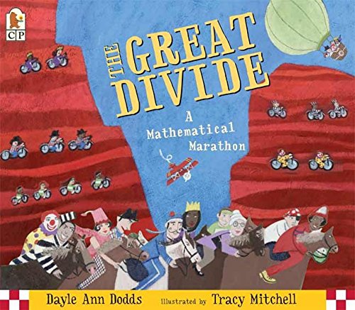 海外製絵本 知育 英語 The Great Divide: A Mathematical Marathon