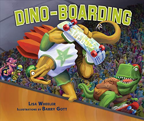 海外製絵本 知育 英語 Dino-Boarding (Dino-Sports)
