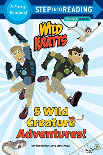 海外製絵本 知育 英語 5 Wild Creature Adventures! (Wild Kratts) (Step into Reading)