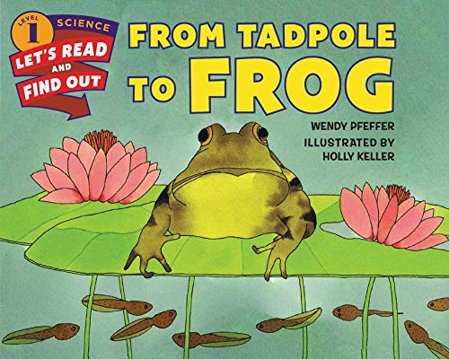 海外製絵本 知育 英語 From Tadpole to Frog (Let's-Read-and-Find-Out Science 1)