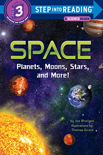 海外製絵本 知育 英語 Space: Planets, Moons, Stars, and More! (Step into Reading)