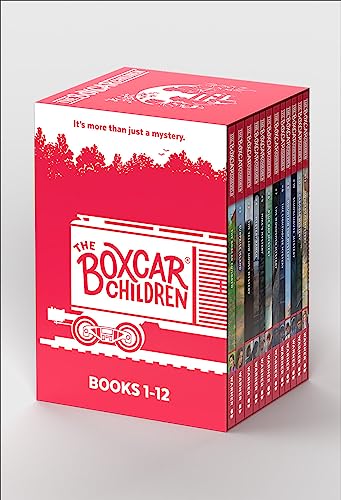 海外製絵本 知育 英語 The Boxcar Children Bookshelf (The Boxcar Children Mysteries, Books 1-12)