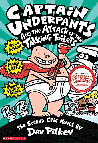 海外製絵本 知育 英語 Captain Underpants and the Attack of the Talking Toilets