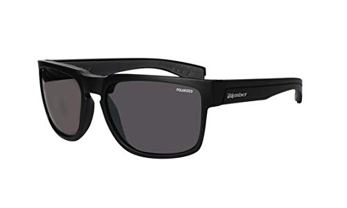 ボディボード マリンスポーツ BOMBER Polarized Sunglasses for Men Matte Black frame Smoke Polarized