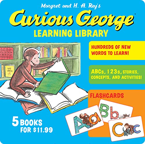 海外製絵本 知育 英語 Curious George Learning Library