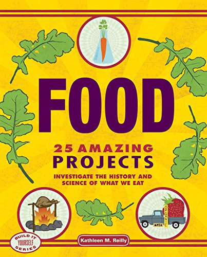 海外製絵本 知育 英語 Food: 25 Amazing Projects Investigate the History and Science of What We Eat