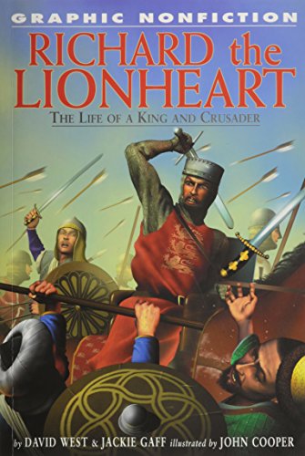 海外製絵本 知育 英語 Richard the Lionheart: The Life of a King and Crusador (Graphic Nonfiction Biogr