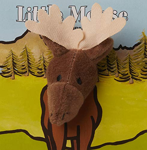 海外製絵本 知育 英語 Little Moose: Finger Puppet Book: (Finger Puppet Book for Toddlers and Babies, B
