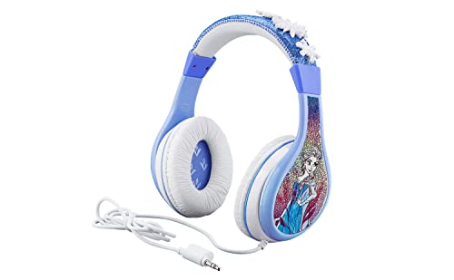 アナと雪の女王 アナ雪 ディズニープリンセス eKids Frozen 2 Kids Headphones, Adjustable Head