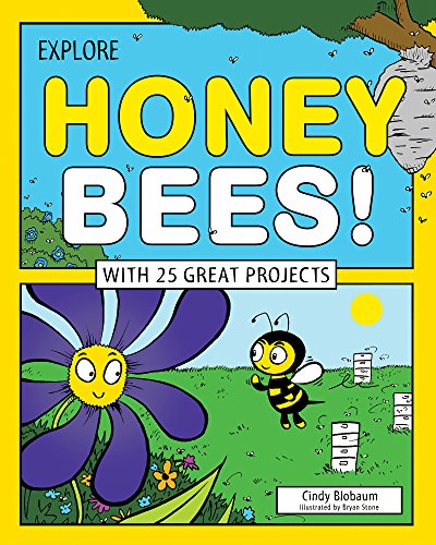 海外製絵本 知育 英語 Explore Honey Bees!: With 25 Great Projects