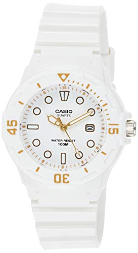 腕時計 カシオ レディース Casio Clock ? Women LRW-200H-7E2, White/Crystal White, OneSize, Casual