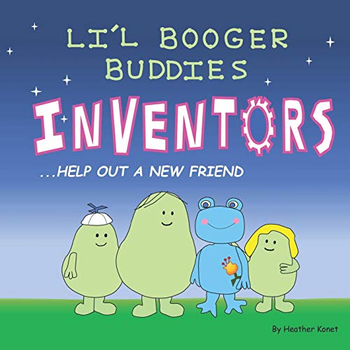海外製絵本 知育 英語 Li'l Booger Buddies Inventors Help Out a New Friend