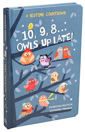 海外製絵本 知育 英語 10, 9, 8...Owls Up Late!