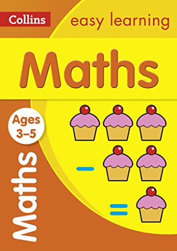 海外製絵本 知育 英語 Maths Ages 3-5: New Edition (Collins Easy Learning Preschool)
