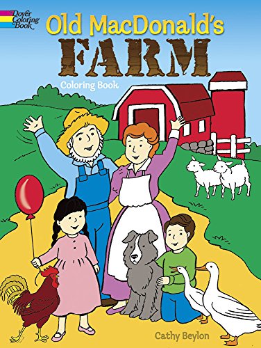 海外製絵本 知育 英語 Old MacDonald's Farm Coloring Book (Dover Animal Coloring Books)