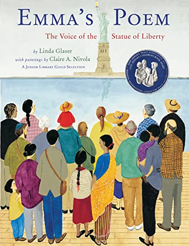 海外製絵本 知育 英語 Emma's Poem: The Voice of the Statue of Liberty