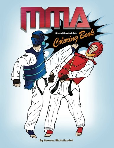 海外製絵本 知育 英語 MMA Coloring Book; Mixed Martial Arts Coloring Book
