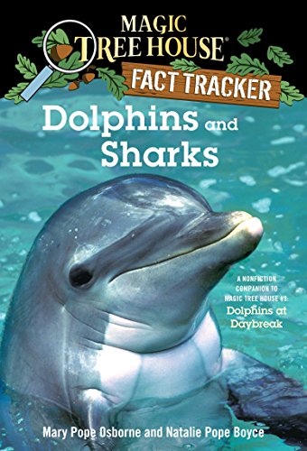 海外製絵本 知育 英語 Dolphins and Sharks: A Nonfiction Companion to Magic Tree House #9: Dolphins at