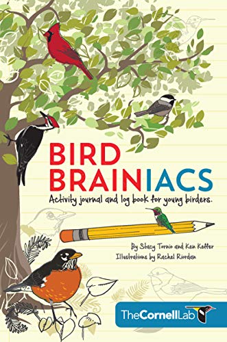 海外製絵本 知育 英語 Bird Brainiacs: Activity journal and log book for young birders
