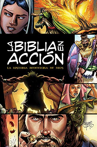 海外製絵本 知育 英語 La Biblia en acci?n: The Action Bible-Spanish Edition (Action Bible Series)