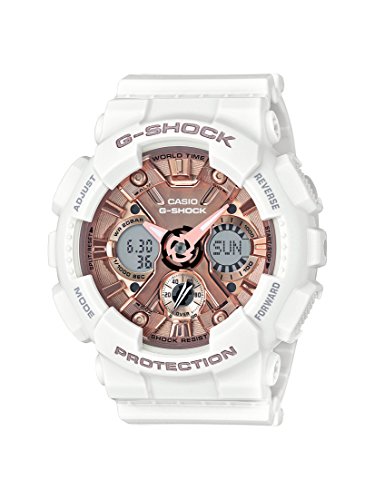 腕時計 カシオ レディース G-Shock Casio Women's GMS-S120MF-7A2CR Analog-Digital Display Quartz White