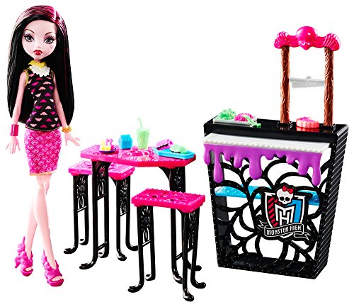 モンスターハイ 人形 ドール Mattel Monster High Beast Bites Cafe Draculaura Doll & Playset